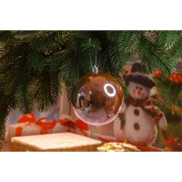 Шар Т175-9 4шт 10см (глянцевые)розовый (36)