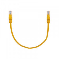 REXANT коммутац. шнур (патч-корд) U/UTP, cat5e, 0,3м, литой, RJ45-RJ45, LSZH, желтый, 02-0105-03