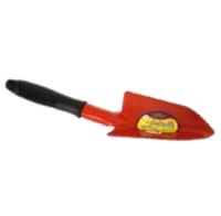 Совок посадочный цельнометаллический толстый с резиновой ручкой &quot;Усадьба-Люкс&quot;, широкий