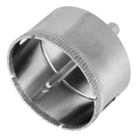 Сверло по керамической плитке и стеклу, 55 х 55 мм, шестигранный хвостовик, с центрующим сверлом Сибртех