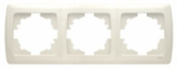VIKO by Panasonic Carmen Рамка 3 мест. (пост.) гориз. крем. 90572103-RU (Турция)