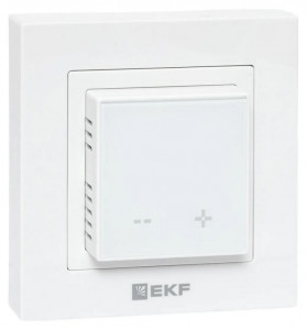 EKF терморегулятор (термостат) сенсорный. СУ 16A, 2 датчика: пола с пров.3м + встр. белый ett-10