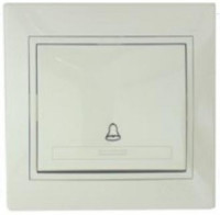 Lezard Мира кнопка звон. СУ 1 кл. 16А крем. (корпус PC) 701-0303-103