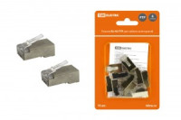 TDM Разъем RJ-45 FTP для кабеля кат. 6, 8P8C блистер (в уп. 10шт, цена за уп.) (20!) SQ0561-0007