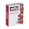 VETTA Набор губок, 3 шт, матовая карборундовая бумага, 12х10 см