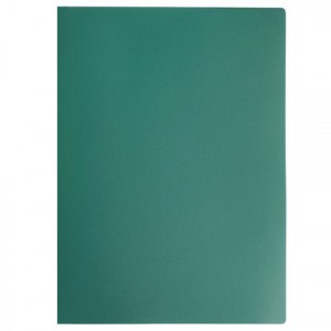 Папка на 2 кольцах STAFF, 21 мм, зеленая, до 80 листов, 0,5 мм, 225719