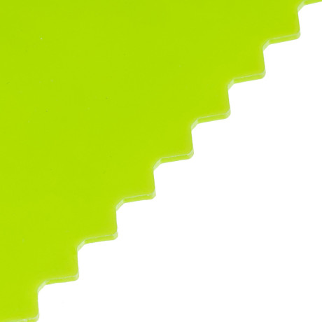 Шпатель для клея, пластмассовый, 130 х 170 мм, зубчатый Сибртех