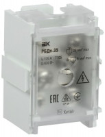 IEK распред. блок (кросс-модуль) проходн. РБДп-35 125/50А DIN 1х35-4х6мм2 YRB30-1-125