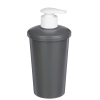 Диспенсер для жидкого мыла &quot;Scandi&quot; 83х83х180мм, 0,4л, серый