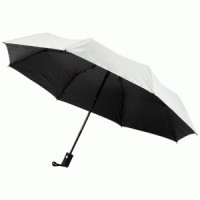 Зонт автоматический складной CLASSIC 95см серый 108782 Рыжий кот