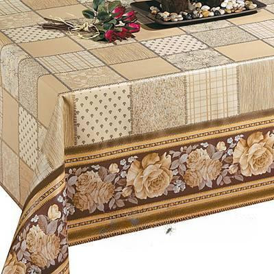 Клеенка 140*20 ДЕКОРАМА 142А (плитка, беж.кайма) ТУРЦИЯ