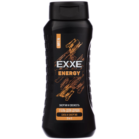 Гель для душа мужской 2 в 1 EXXE MEN FRESH Тонизирующий/ENERGY Сила и энергия, п/б, 400 мл