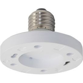 Ecola патрон-переходник с цоколя E27 на GX53 Белый A7T15WEAY (8!)