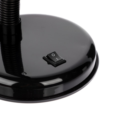 FORZA Лампа настольная, Е27, 28см, 40Вт, 220В, с выключателем, шнур 75 см, черный