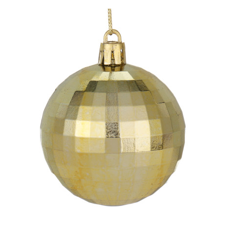СНОУ БУМ Набор шаров 6 см, 6 шт, золото, 26-102