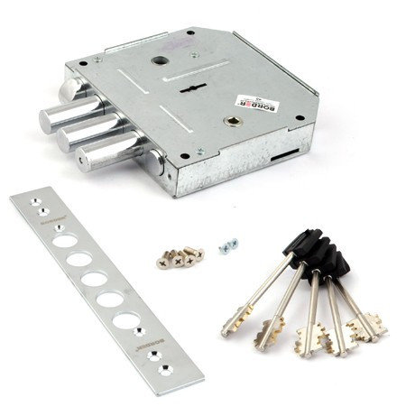 Замок врез BORDER ЗВ9-6ЛК.З/15 Левый (защел, задвиж, б/тяг) Рязань \9