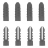 Дюбель, 8 x 30 мм, "Еж" распорный полипропиленовый, 50 шт Сибртех