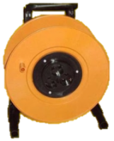 Удлинитель на катушке ПВС 3*1,5 (4 розетки, с/з) 40м