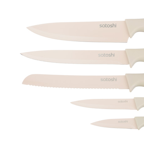 SATOSHI Тулуза Набор ножей кухонных 6пр, на подставке