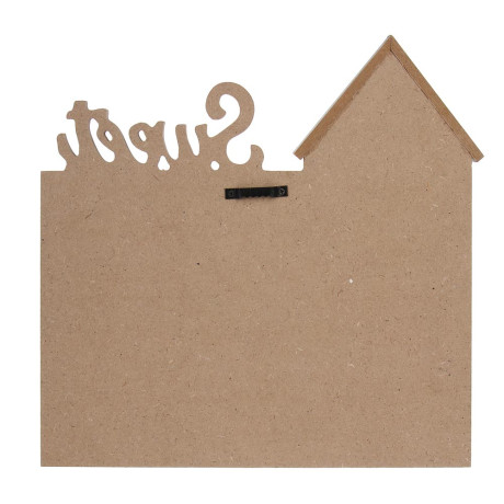 Ключница открытого типа, с полками, 8 крючков, 28x26см, МДФ, металл