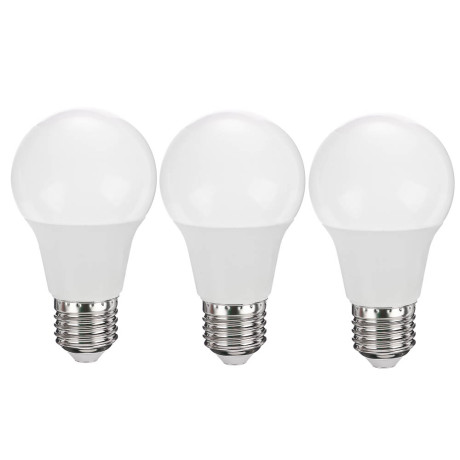 BY Лампа светодиодная 2+1шт, A60 9 Вт, E27, 720 Лм, 4000 К, 175-265 В