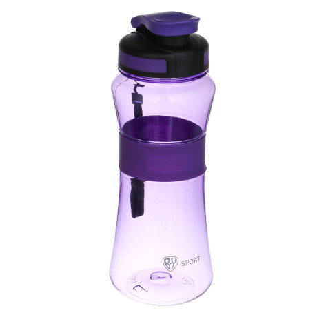 Спортивная бутылка с сеточкой тм BY SPORT, 700мл, 22х8см, силикон, PC