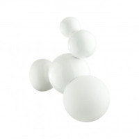 LUMION 6565/1W MODERNI LN25 бел./бел. матовый/мет./стекло Бра E27 40W 220V BLASEN