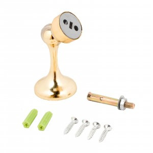 СТАНДАРТ Ограничитель магнитный 102 GP прямой золото ЕВРОПАКЕТ (280,35)