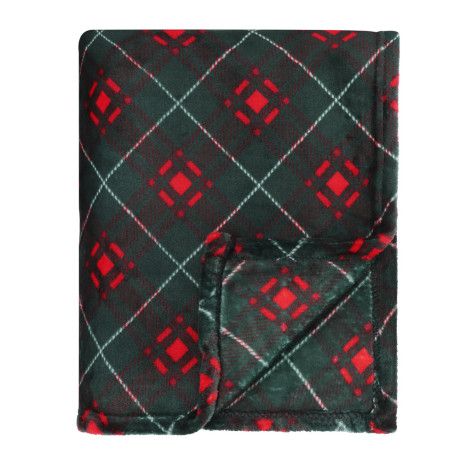 PROVANCE Щелкунчик Плед клетка, 130х170см, 100% полиэстер, 2 дизайна