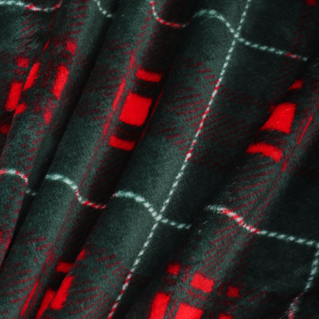 PROVANCE Щелкунчик Плед клетка, 130х170см, 100% полиэстер, 2 дизайна