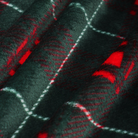 PROVANCE Щелкунчик Плед клетка, 130х170см, 100% полиэстер, 2 дизайна