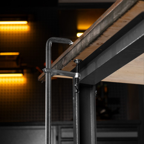 Струбцина F-образная, 120x600мм, кованая Denzel