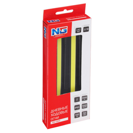 ЕРМАК Дневные ходовые огни, LED 20шт, метал. корп., 142мм, 12V, белый, 2шт.