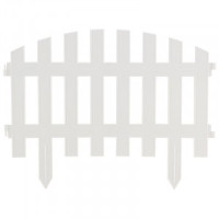 Забор декоративный &quot;RENESSANS&quot; белый (5 секций) 7274