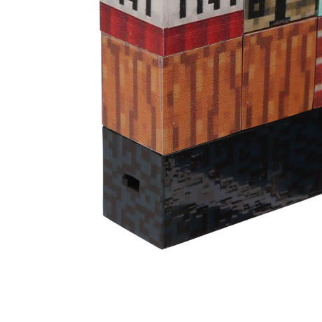 BY Светильник-ночник Блоки, 3W, USB, 13x3x15см, пластик, чёрный