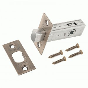 Задвижка RENZ L-BK 45 АВ бронза 6 мм без ручек (100,25)