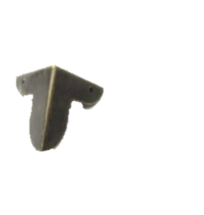 Уголок шкатулочный "№3" 22х22х22 мм, бронза