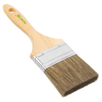 Кисть плоская &quot;Евро&quot; 3&quot;, смешанная щетина, деревянная ручка MTX