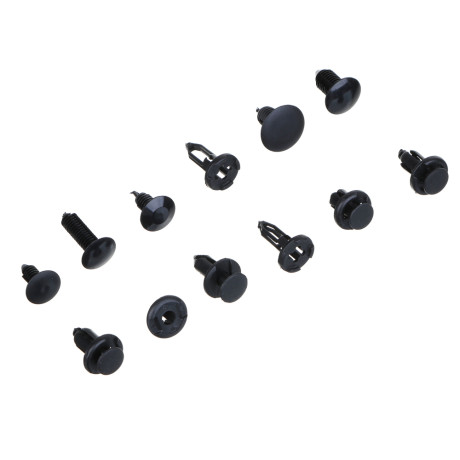 ЕРМАК Набор клипс для авто, пластиковый кейс, 240шт