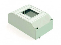 DEKraft бокс (корпус) пластик. КМПн-2/4 мод. без дверцы, навесной, опломбировка 31031DEK