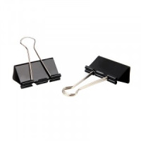 Зажим для бумаг 51мм 12шт/уп Economy, в карт,кор, цвет чёрный 933329