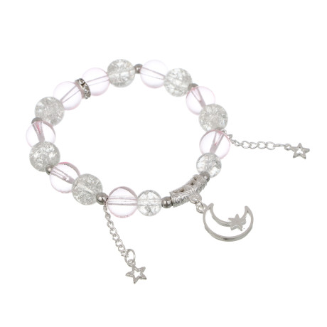 ЮНИLOOK Браслет с декором, d7см, d бусин 1см, 6 цветов, стекло, #3