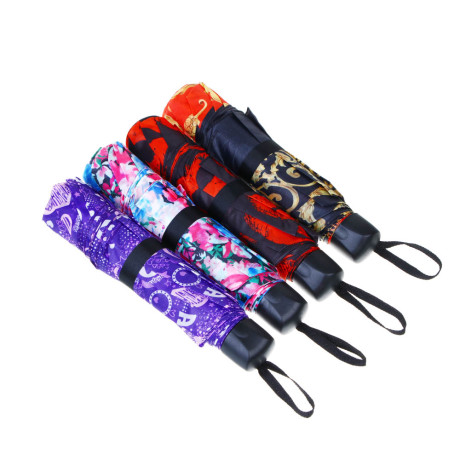 Зонт женский, механика, сплав, полиэстер, d96см, 8 спиц, 4 дизайна