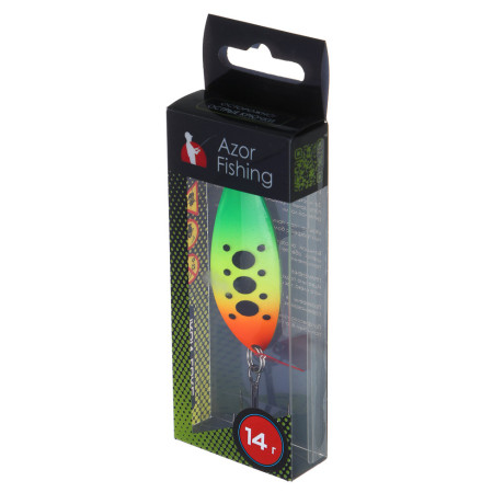 AZOR FISHING Блесна колеблющаяся, 60мм, 14гр