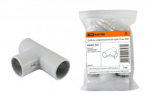 TDM тройник соед. для трубы 16 мм (уп.5шт, цена за шт.) (5!) SQ0405-1021