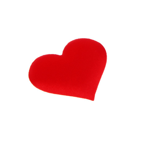 Сердечки декоративные тм Fntastic 3,2 см, атласные, набор 50 шт, цвет красный