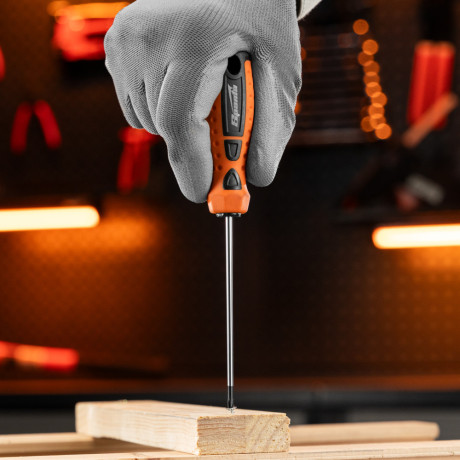 Отвертка "Point", PH0 х 100 мм, CrV, двухкомпонентная рукоятка Sparta