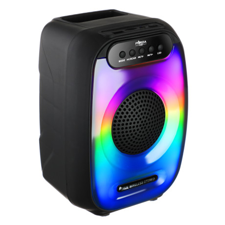 FORZA Колонка беспроводная, 5В, 1200 мАч, БТ, USB, Micro-SD, TWS, пластик