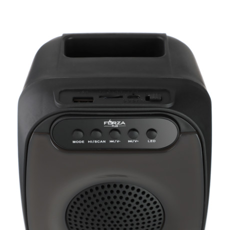 FORZA Колонка беспроводная, 5В, 1200 мАч, БТ, USB, Micro-SD, TWS, пластик