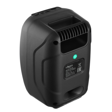 FORZA Колонка беспроводная, 5В, 1200 мАч, БТ, USB, Micro-SD, TWS, пластик